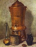 Jean Simeon Chardin Der Wasserbehalter painting